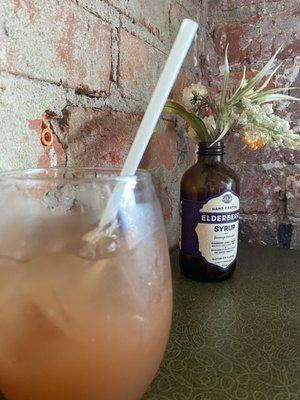 Elderberry lemonade