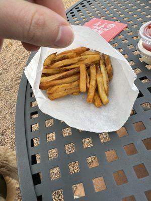 Like 25 fries??