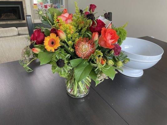 Birthday floral arrangement!