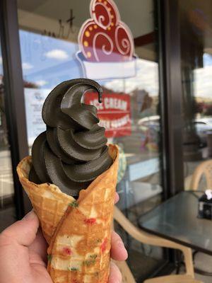 Black Belgian Chocolate Frozen Yogurt