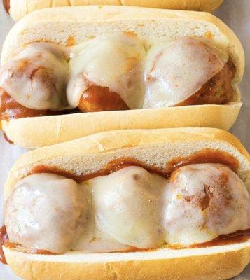 Monday's special meatball sandwiches