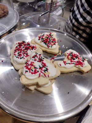 Frosted sugar cookies