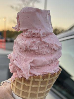 Strawberry cone