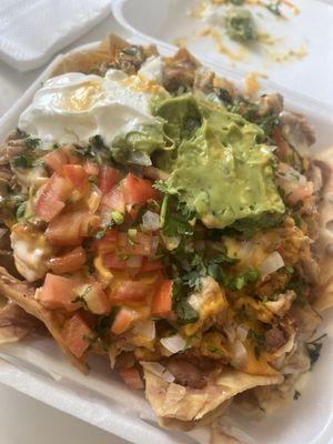 Chicken nachos