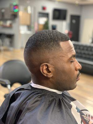 High razor fade