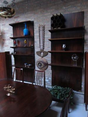 Danish Modern, Rosewood wall units