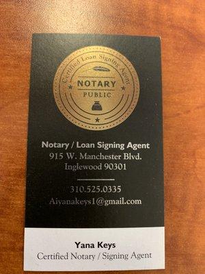 Notary at location