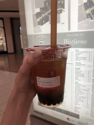 Lychee Oolong with Tapioca Pearls