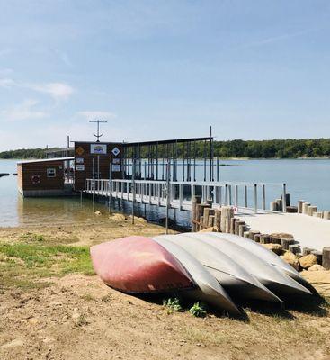 The new "water sports" dock...