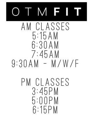 Class Schedule