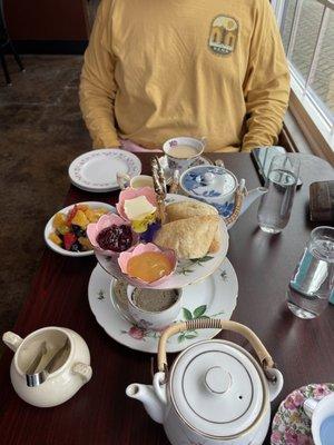 Husband and I out visiting the Oregon Coast! Stopped for some tea!