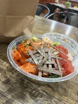 The Duke Bowl with seaweed and avocado