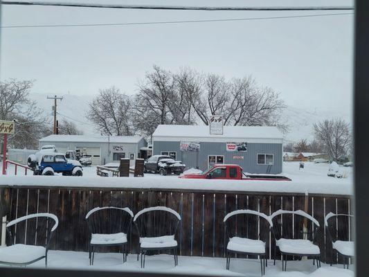 Rare snow in Clarkston