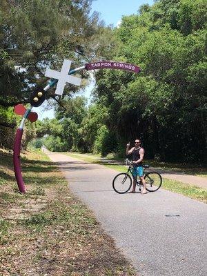 Nice bike trail.