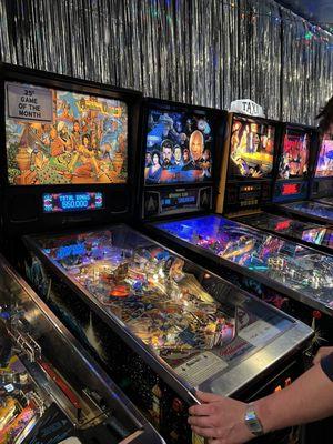 Beautiful pinball machines