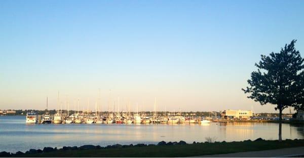 View of RIYC from Narragansett Blvd