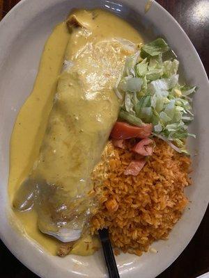 El Gringo Burrito Lunch Special