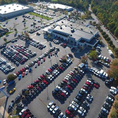 Tindol Ford Subaru ROUSH Aerial View