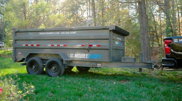 Mobiledumps rentals can be taken around anywhere with ease, no need to worry about scraping your driveway.