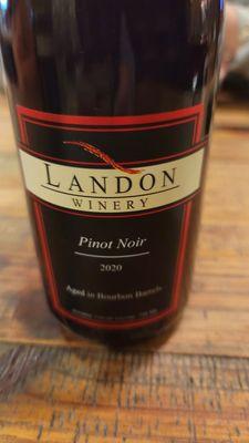 Bottle of Pinot Nior.