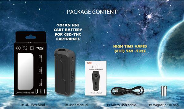 Yocan Uni Box Mod for CBD Cartridges