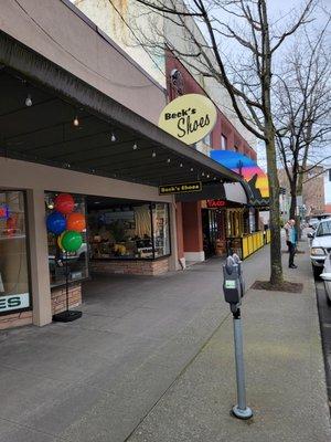 Beck's Shoes in downtown Bellingham, WA