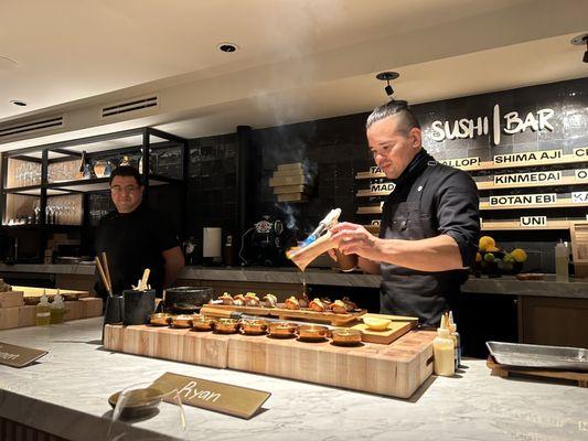 Unagi with bone marrow drippings