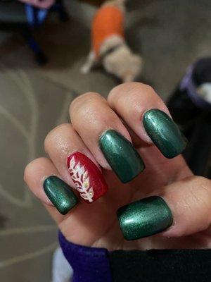 christmas nails- gel