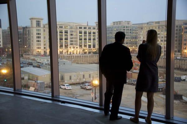 Georgetown University overlooking CityCenterDC