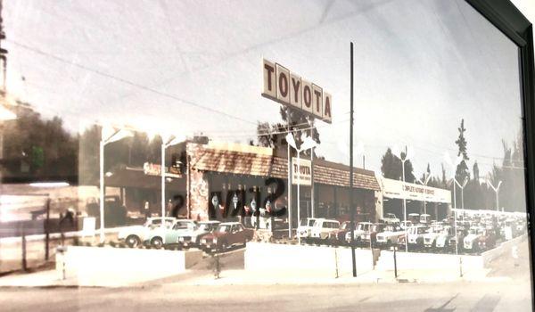 Old photo of Toyota in the 60's.