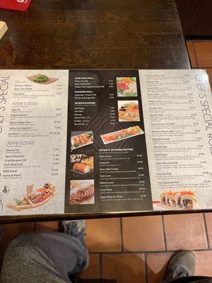 New Menu