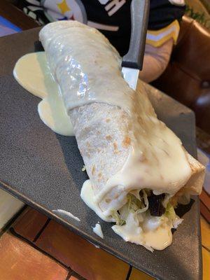 Burrito tapatio holy cow it is the biggest burrito ever!!!!