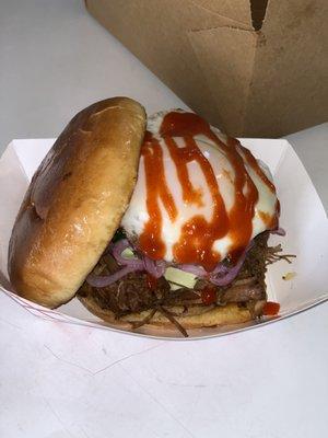 The short rib deluxe sandwich