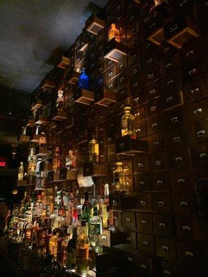 Shelving for bottles