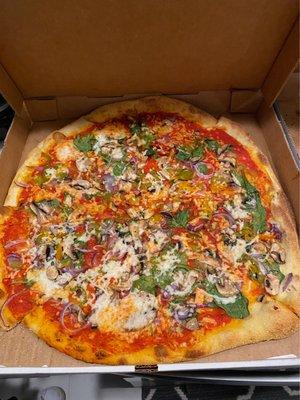 Vegan pizza