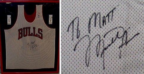 Michael Jordan signed jersey authentication