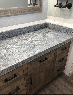 Soapstone when installed without mineral oil