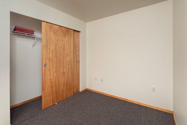 Bedroom with Large Closet Space