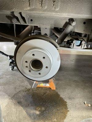 New brake rotors