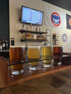 On tap beer flights