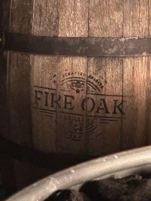 Fire Oak Distillery barrel