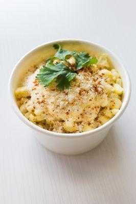 Mexican Elote served in a cup