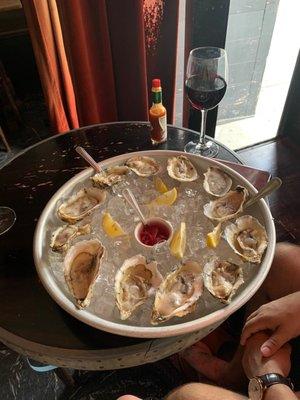 Great happy hour oysters