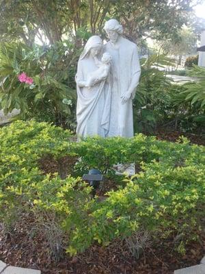 Memorial prayer garden for the unborn.