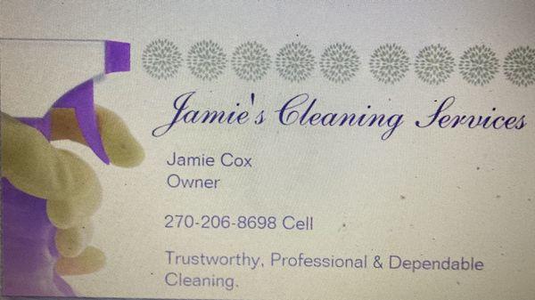 Jamie’s Cleaning Services