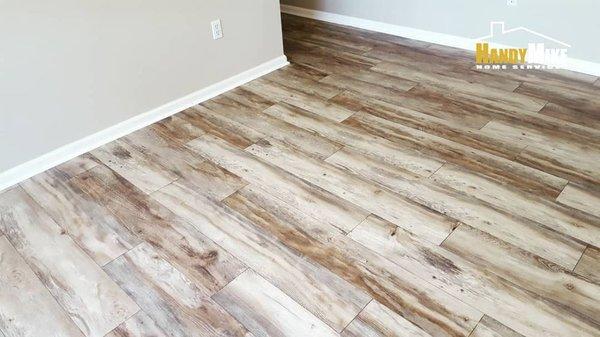 New laminate flooring