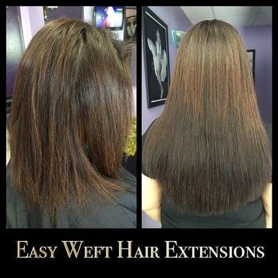 Our Original fast, easy and thick hair weft technique - Easy Weft