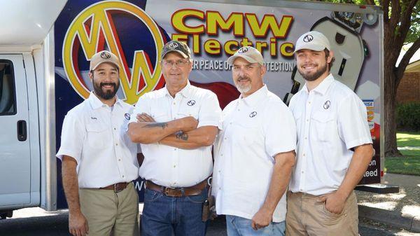 CMW Electric team of expert electricians.