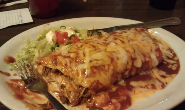 This wasn't even the "super burrito"