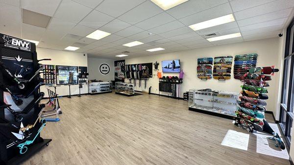 Inside Bland Pro Shop